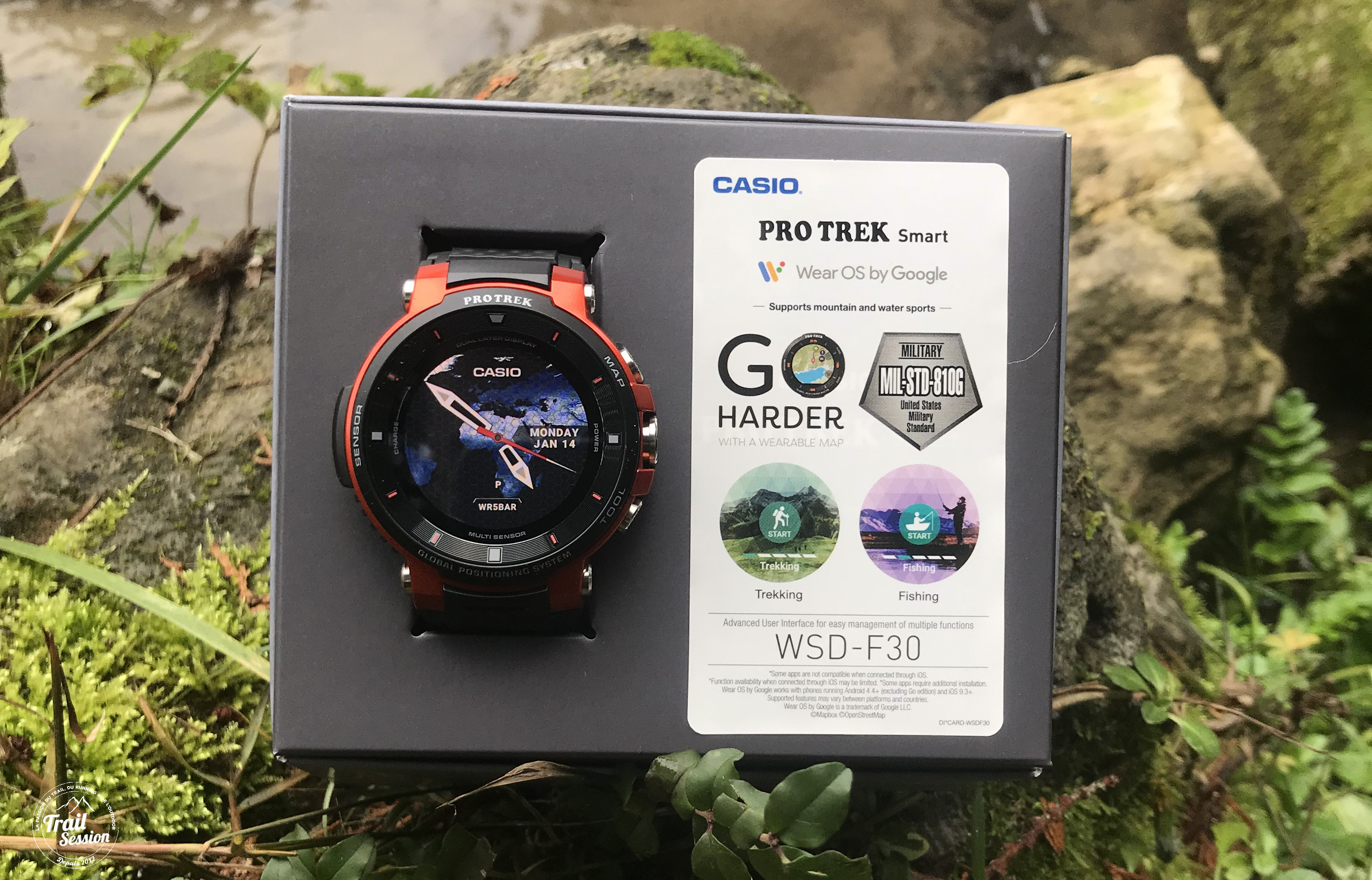 Casio Pro Trek Smart, une montre GPS avec des cartes en couleurs